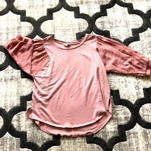 Light Pink Long Sleeved Blouse